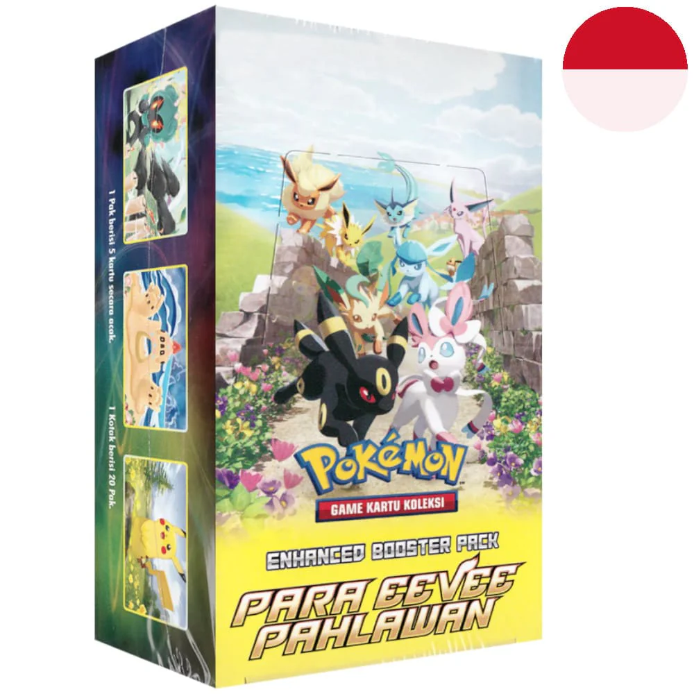 Pokemon Eevee Heroes 20 display Indonesian