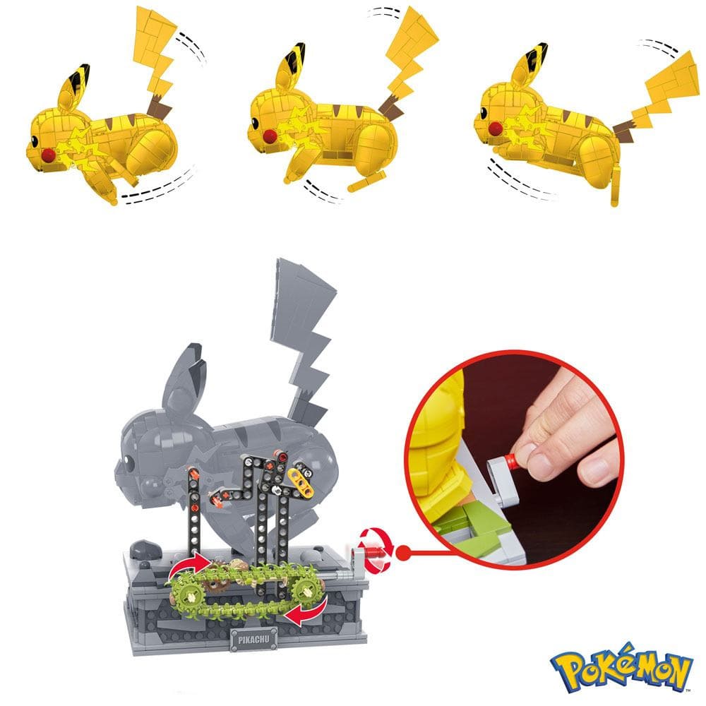 Pokemon Mega Construx Bauset Motion Pikachu