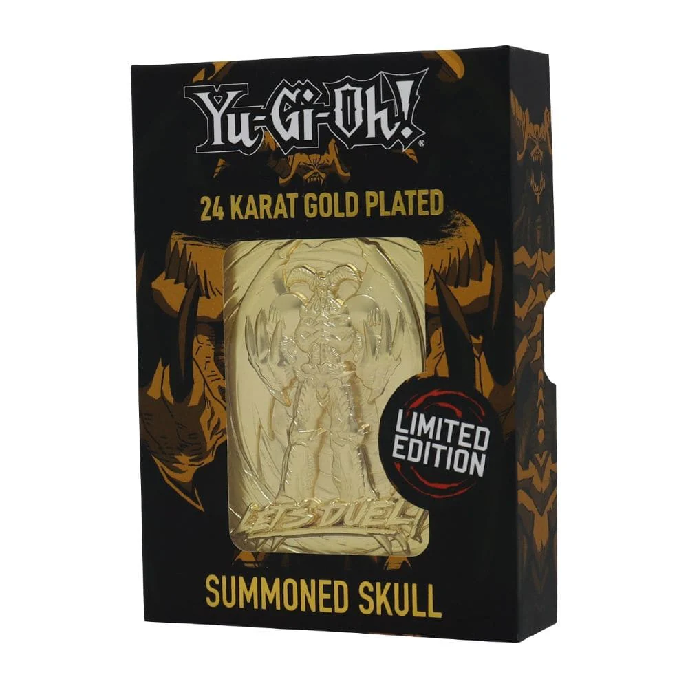Yu-Gi-Oh! 24k Gold Plated Collectible Summoned Skull