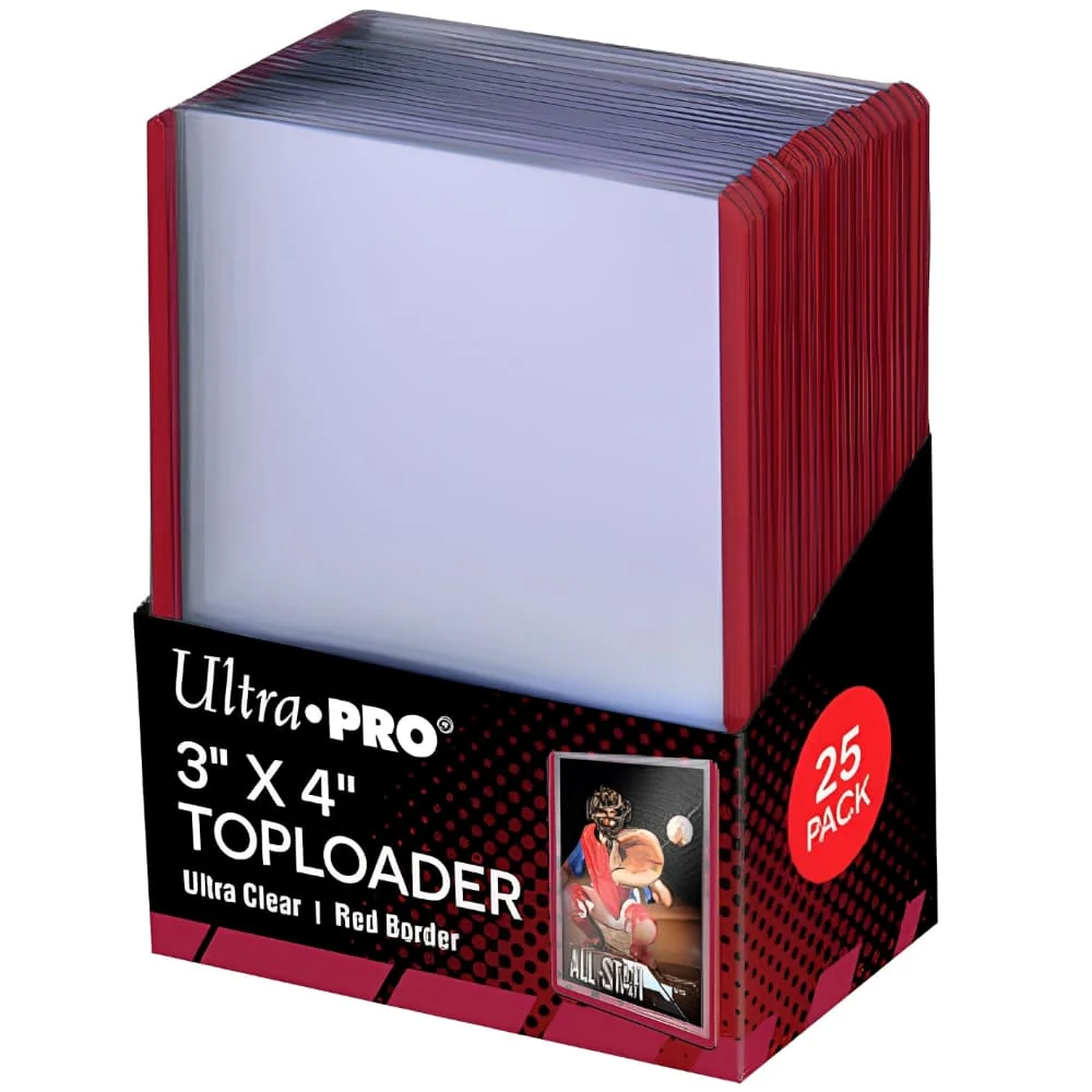 Ultra Pro Toploader Coloured Border 25 pieces