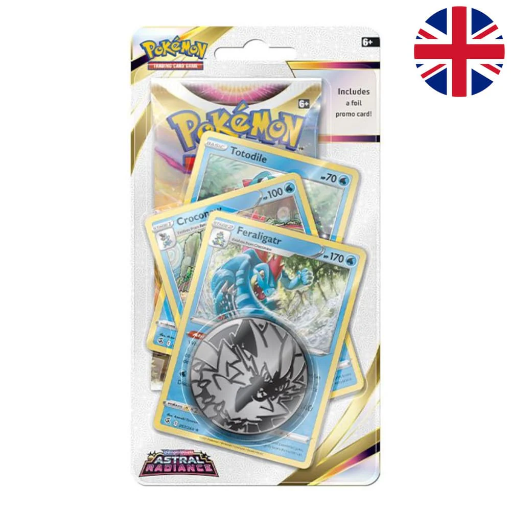 Pokemon Astral Radiance Premium Checklane Blister Feraligatr