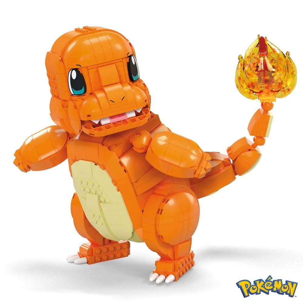 Pokemon Mega Construx Bauset Jumbo Charmander 25cm