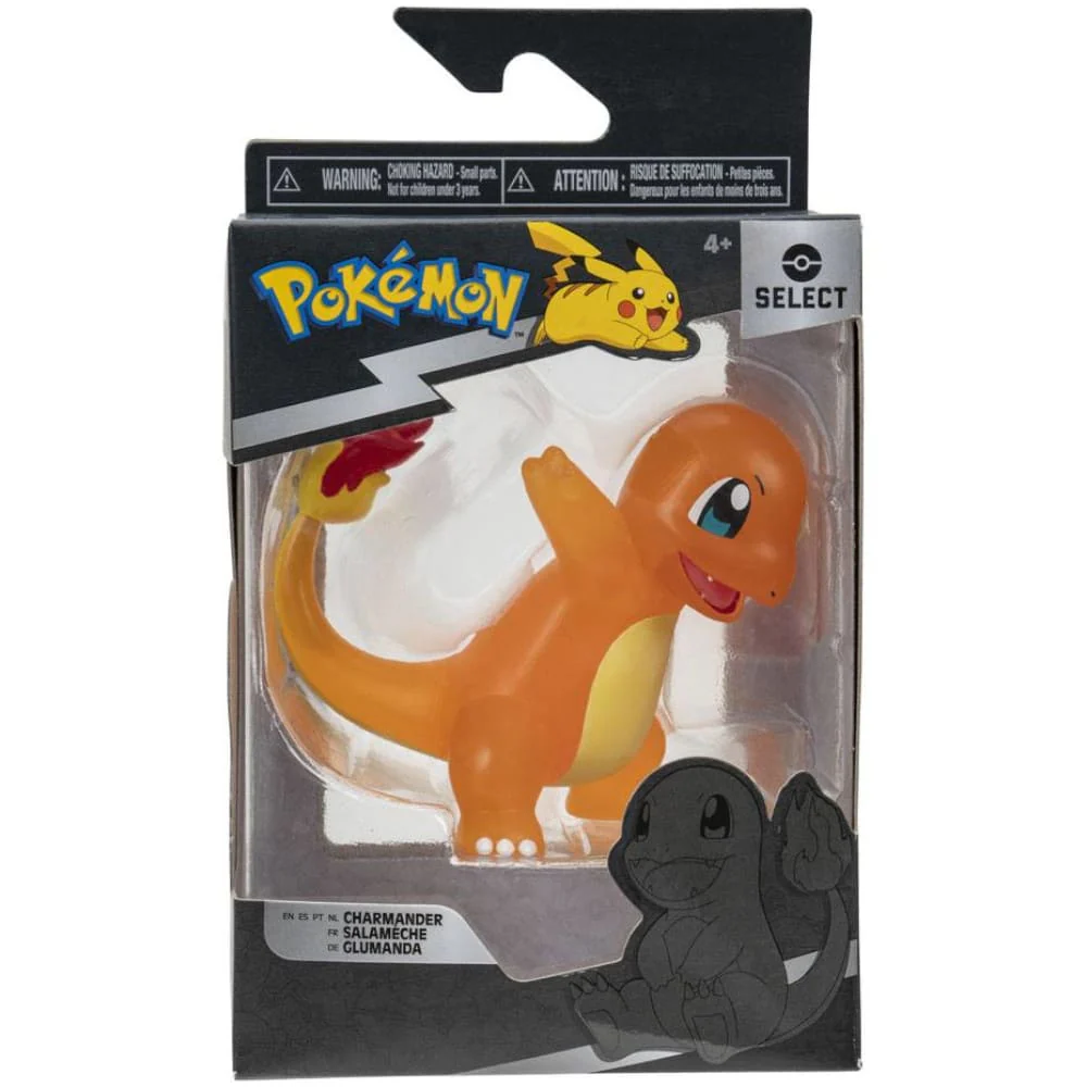 Pokemon Select Battle Figure Charmander (transparent) 7,5cm