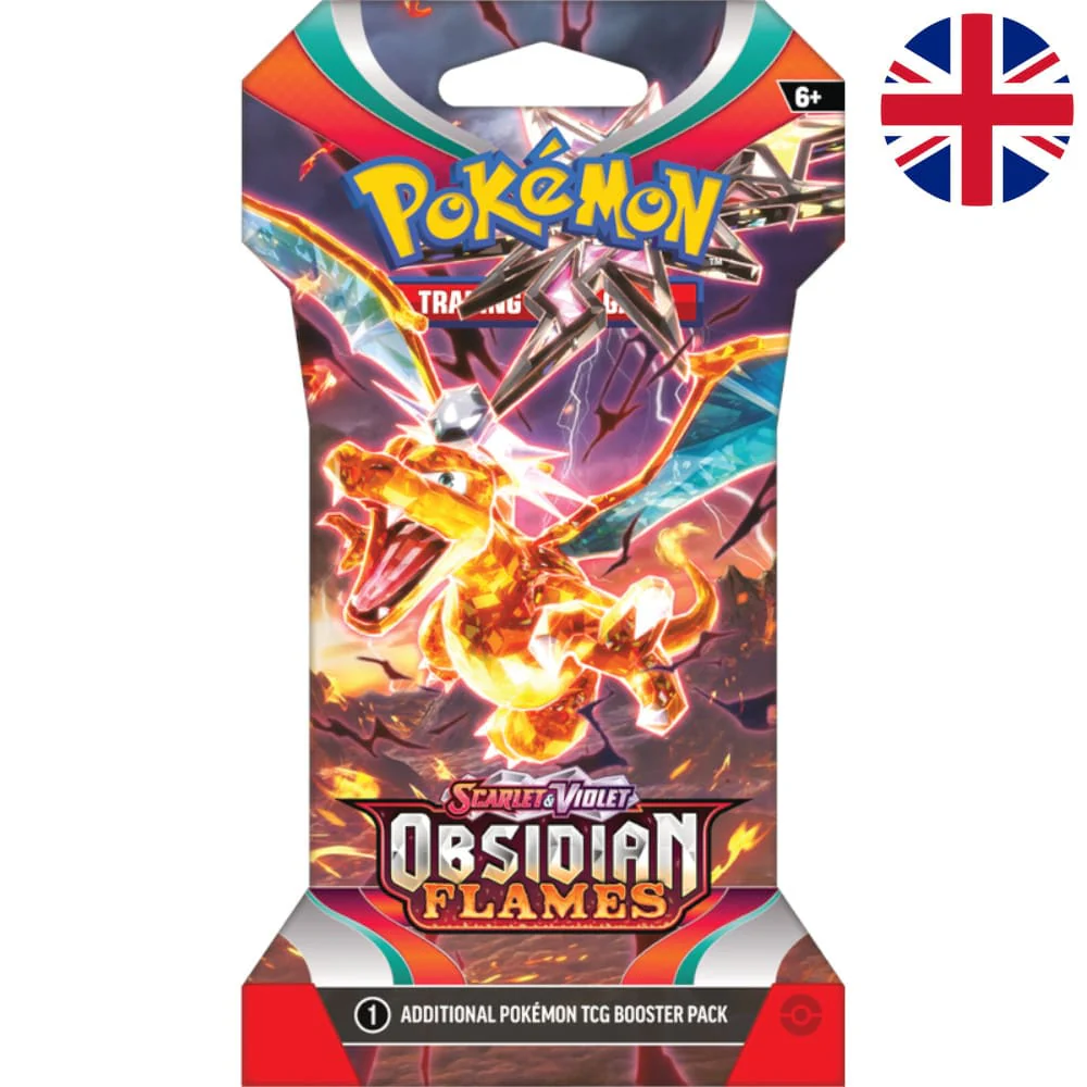 Pokemon Obsidian Flames Sleeved Booster