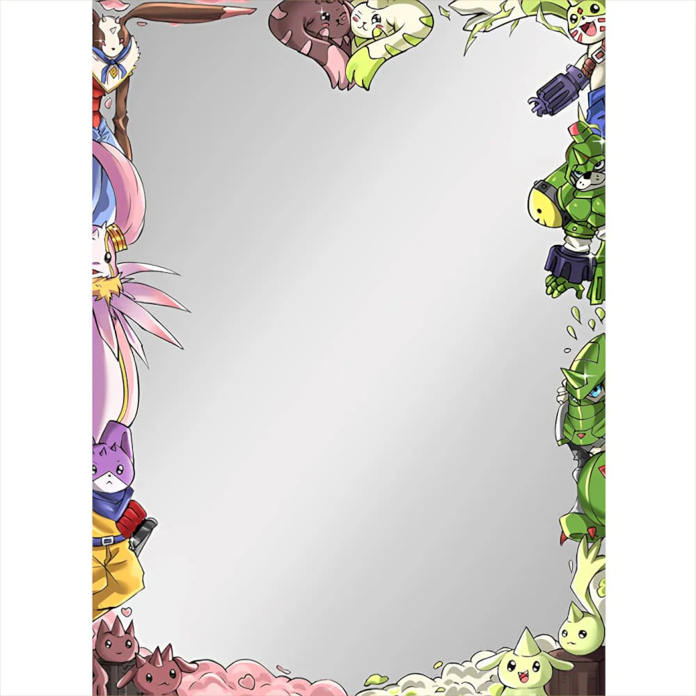 GuardUp Border Sleeves Lop & Terrier Love 60 pieces