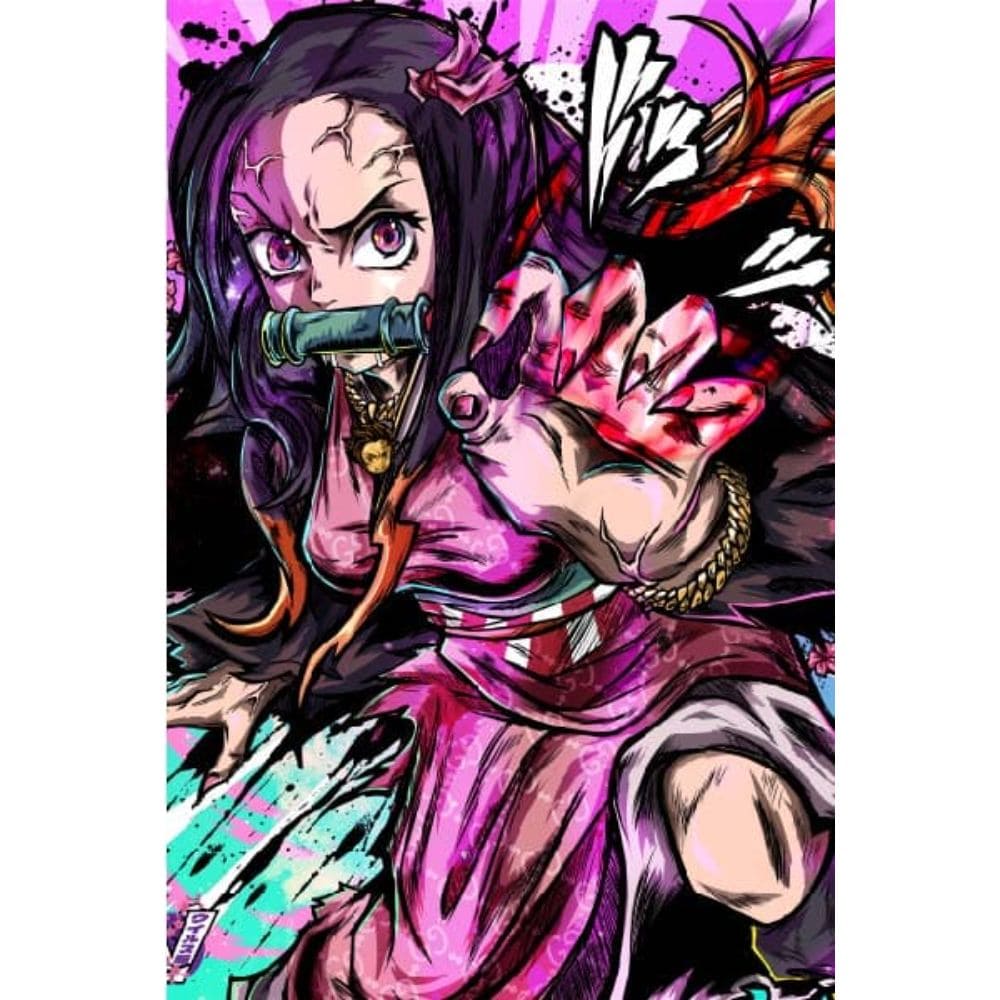 Acrylic Art Demon Slayer Demon Girl