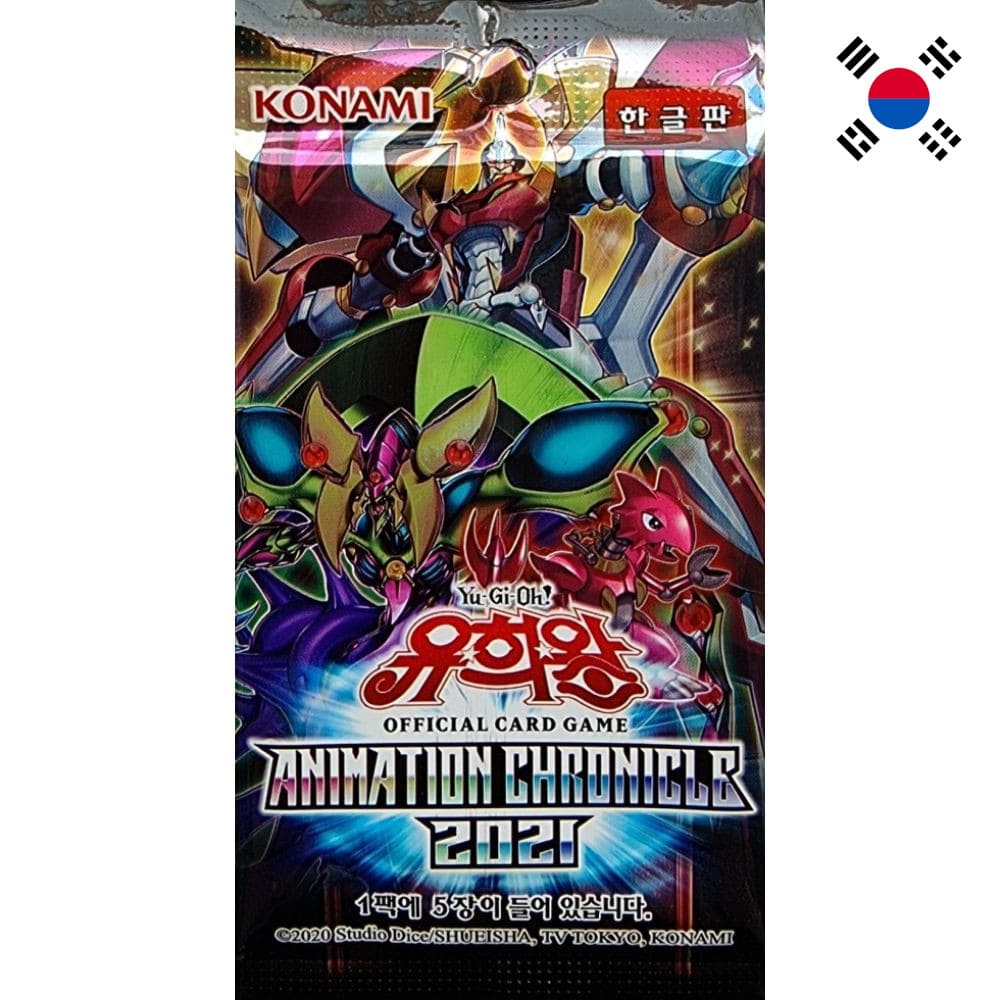 Yu-Gi-Oh! Animation Chronicle 2021 Booster Korean