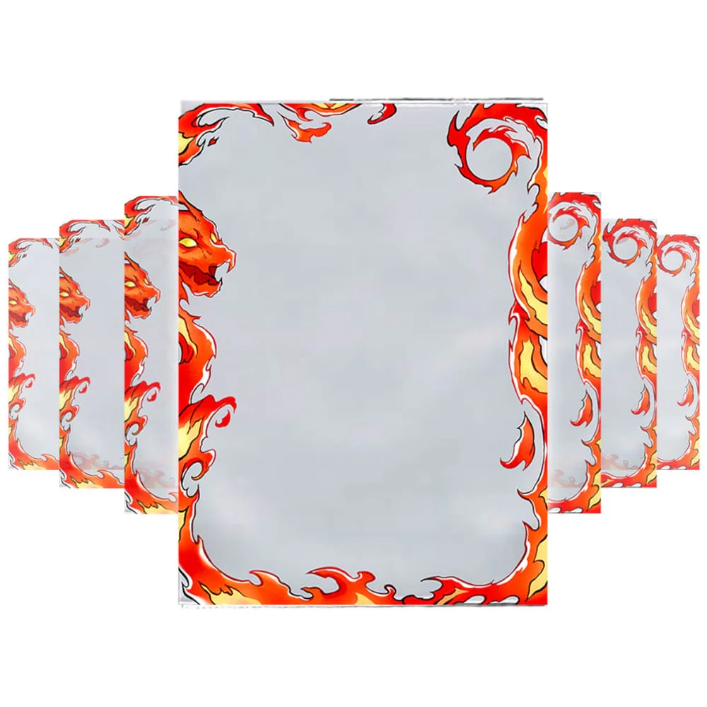 Imperium Duelist Border Sleeves Fire Dragon 60 pieces