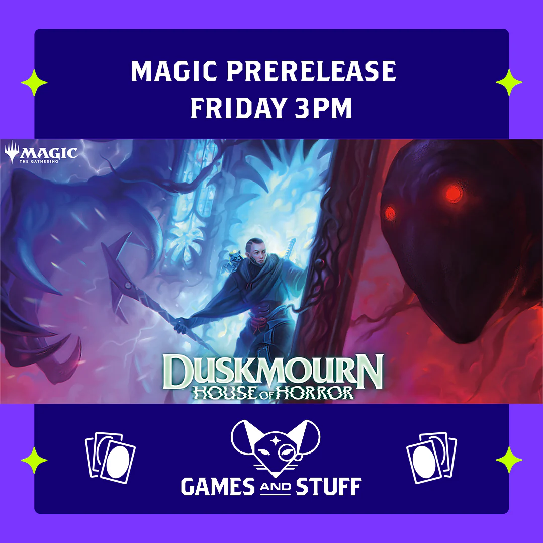 DUSKMOURN: HOUSE OF HORROR PRERELEASE FRIDAY 3PM (SEPTEMBER 20, 2024)