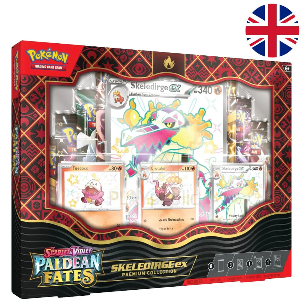 Pokemon Paldean Fates Premium Collection Skeledirge ex