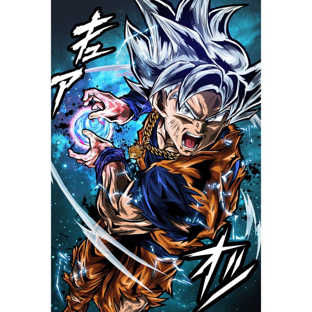 Acrylic Art Dragon Ball SSJ Silver God