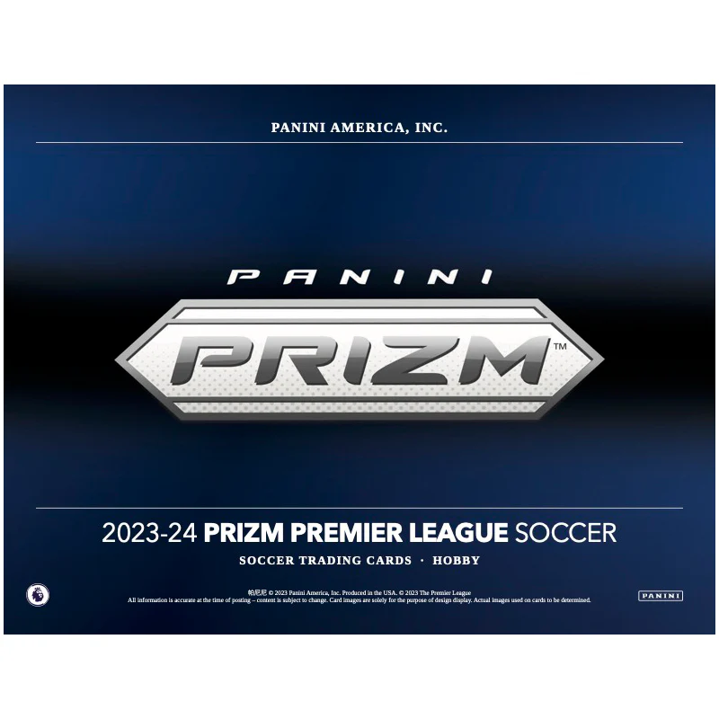 2023/24 Panini Prizm EPL Soccer Hobby 12 Box Case