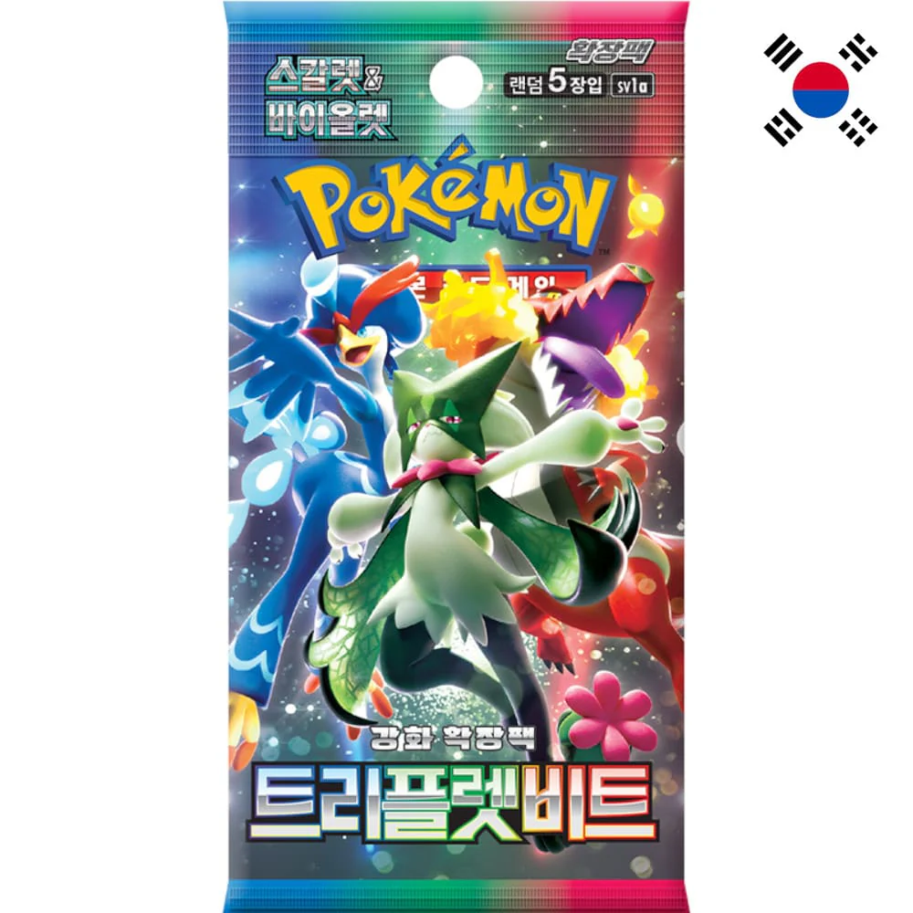 Pokemon Triple Beat Booster Pack Korean