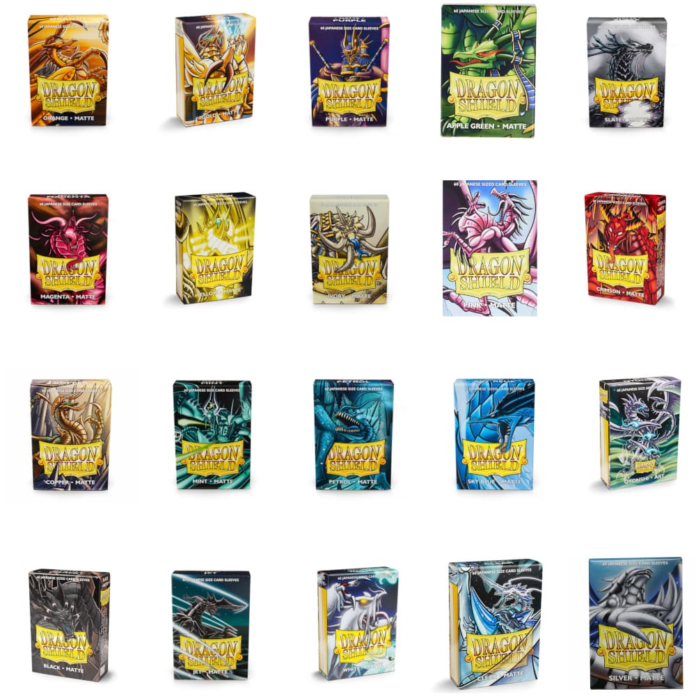 Dragon Shield Japanese Size Sleeves 60 pieces multicolor