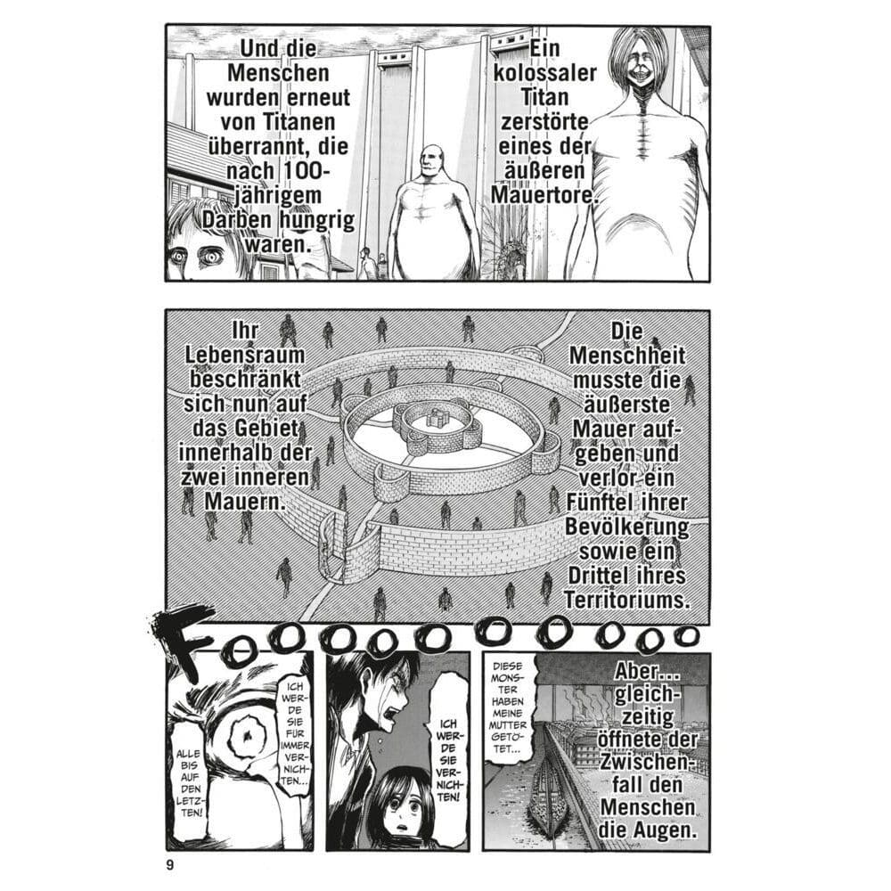 Attack on Titan Manga Band 3 German