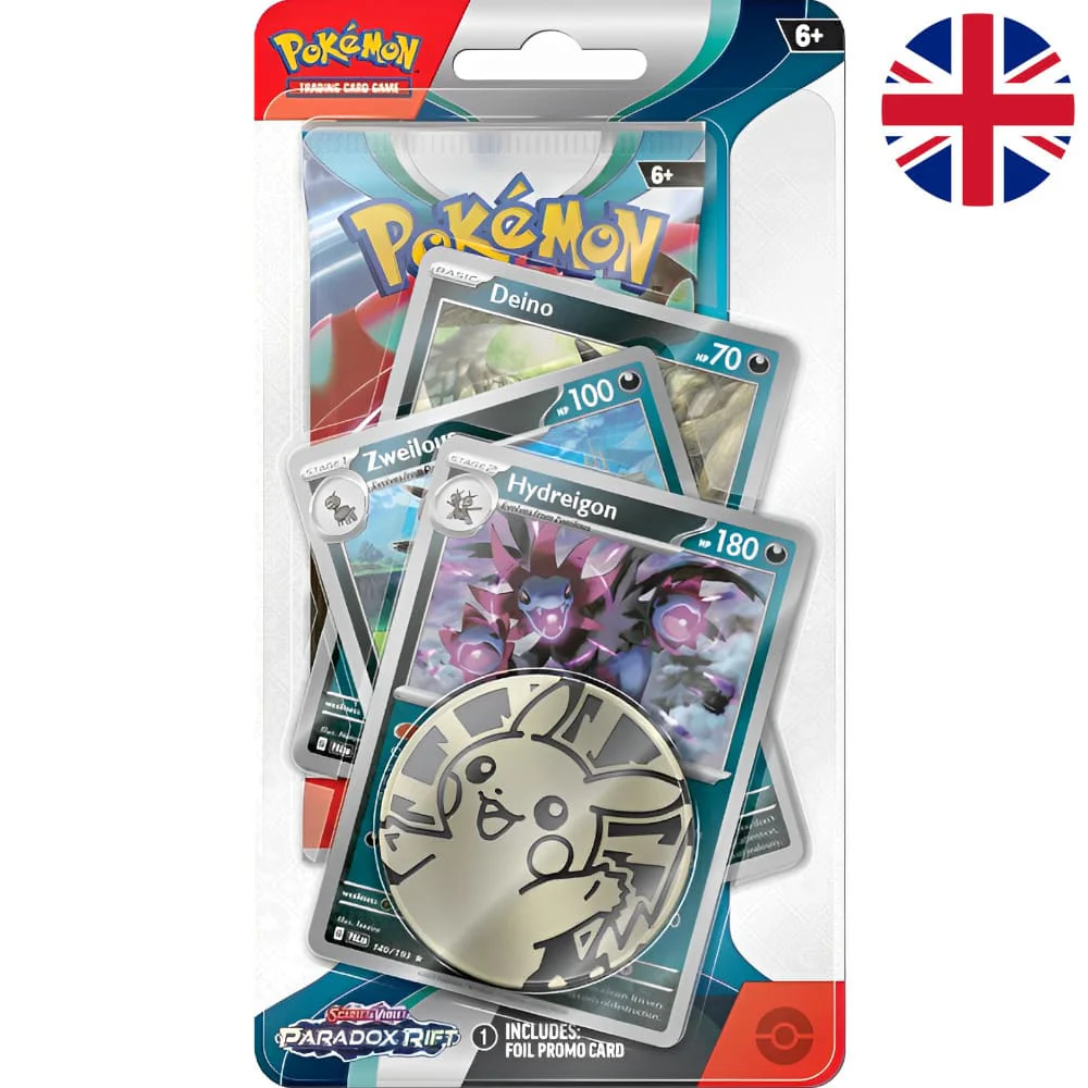 Pokemon Paradox Rift Premium Checklane Blister Hydreigon