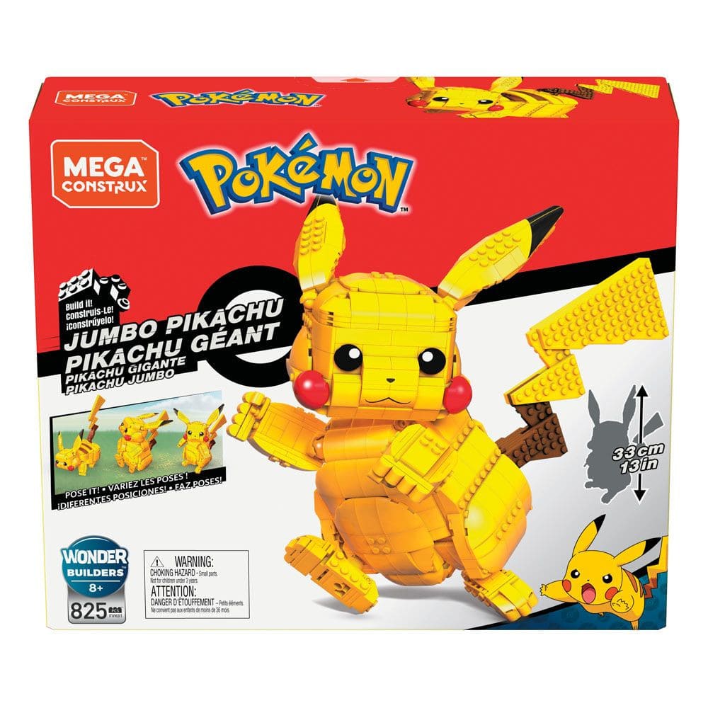 Pokemon Mega Construx Bauset Jumbo Pikachu 33cm