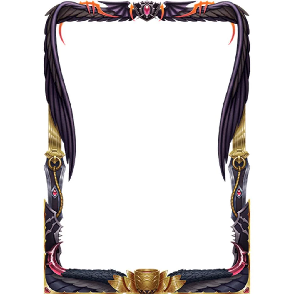 Mana Moon Border Sleeves The Fallen Sovereigns 70 pieces