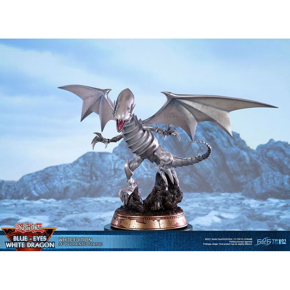 Yu-Gi-Oh! PVC Statue Blue-Eyes White Dragon White Edition 35cm