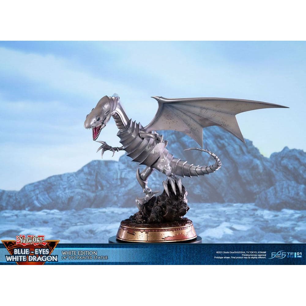 Yu-Gi-Oh! PVC Statue Blue-Eyes White Dragon White Edition 35cm