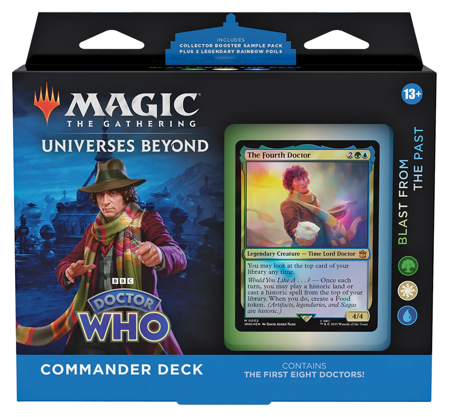 BLAST FROM THE PAST COMMANDER DECK UNIVERSES BEYOND DOCTOR WHO