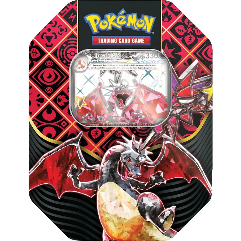 Pokemon Paldeas Schicksale News Box Glurak EX