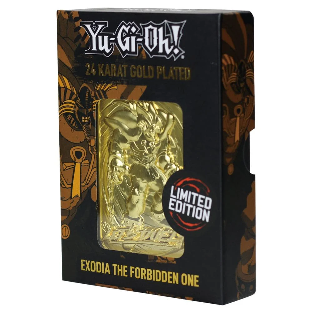 Yu-Gi-Oh! 24k Gold Plated Collectible Exodia