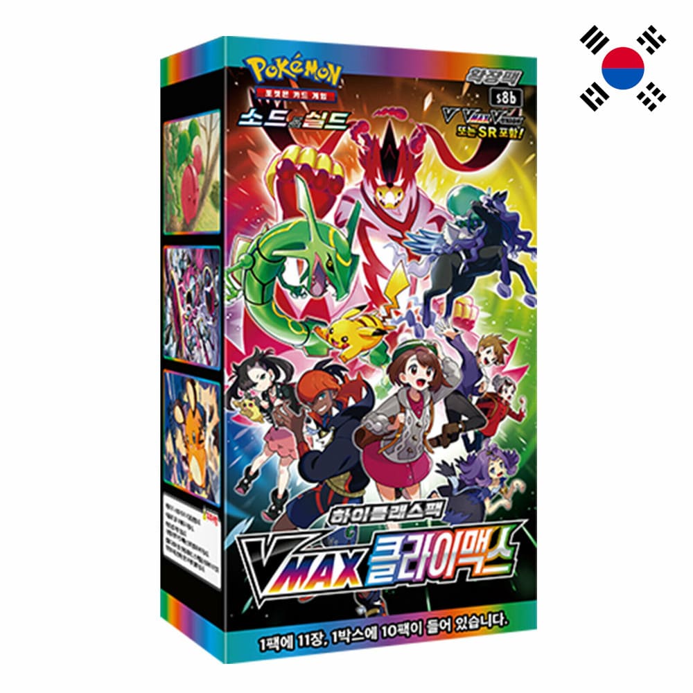 Pokemon VMAX Climax 10pcs Booster Box Korean