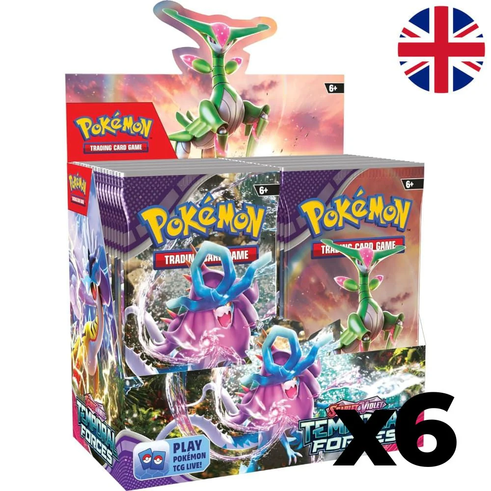 Pokemon Temporal Forces Case (6 Displays)