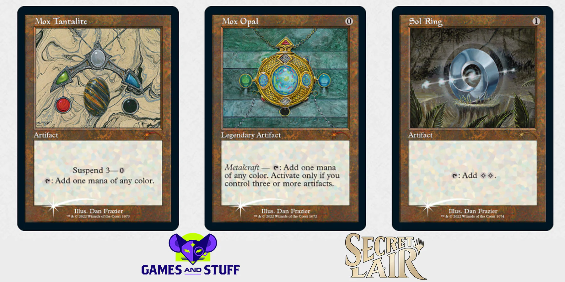 DAN FRAZIER'S MOX BOX SECRET LAIR - FOIL ETCHED EDITION