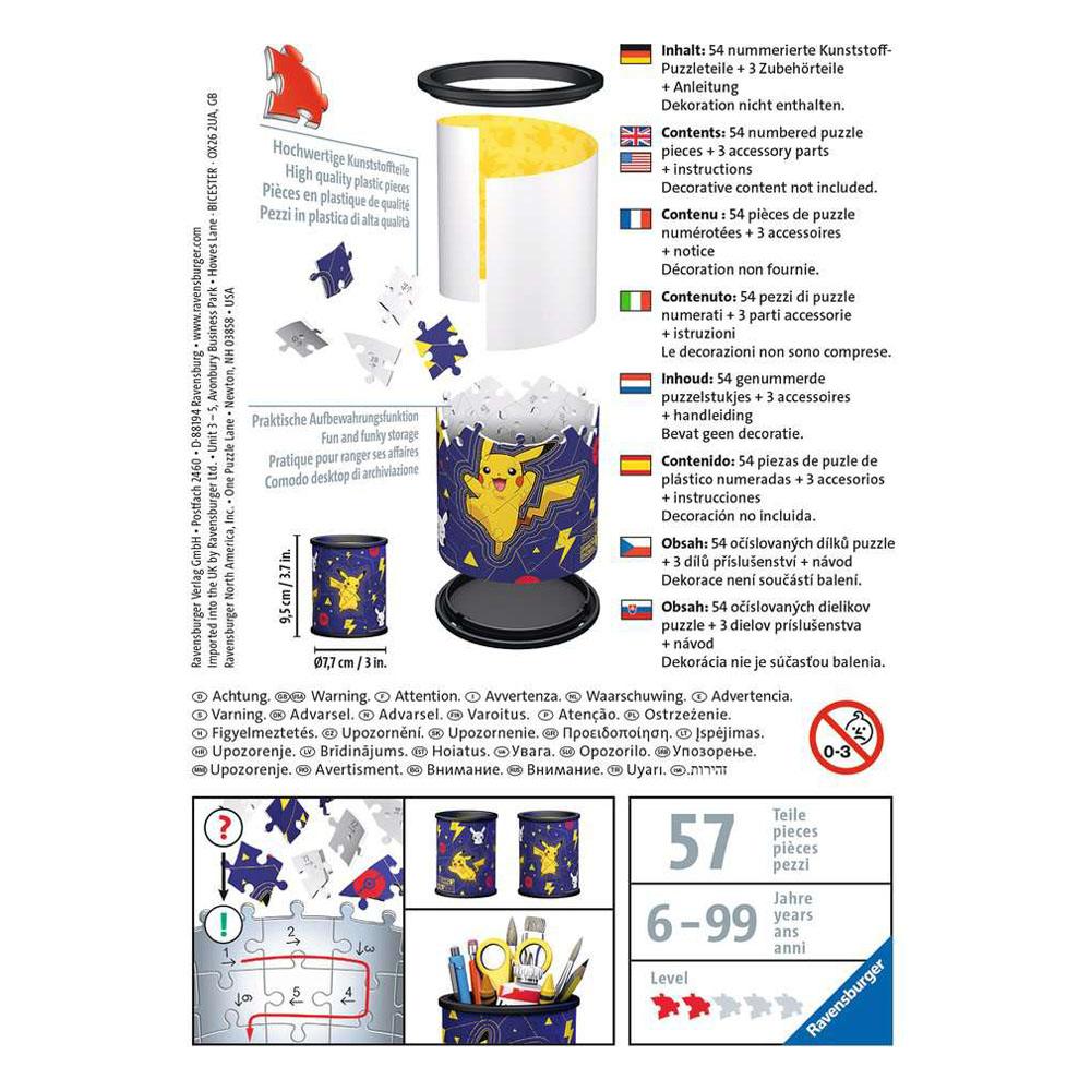 Pokemon 3D Puzzle Utensilo (54 parts)
