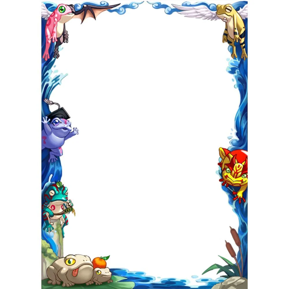 Mana Moon Border Sleeves Frog 70 pieces