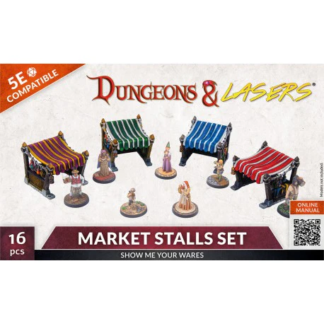 DUNGEONS & LASERS MARKET STALLS