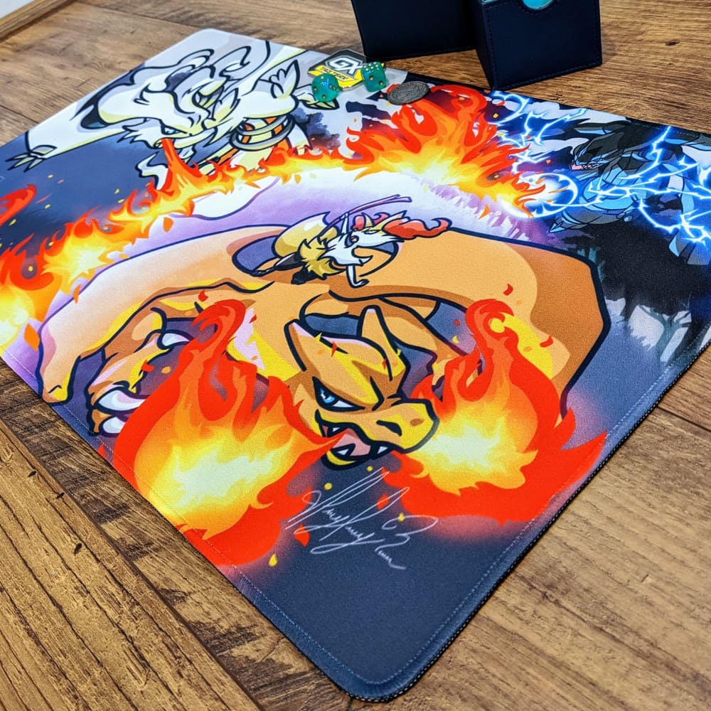 Stay Classy Playmat Through Fire and Flames