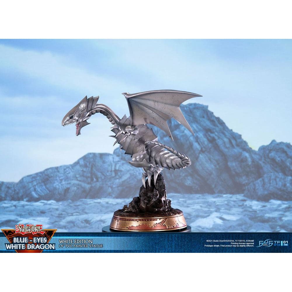 Yu-Gi-Oh! PVC Statue Blue-Eyes White Dragon White Edition 35cm