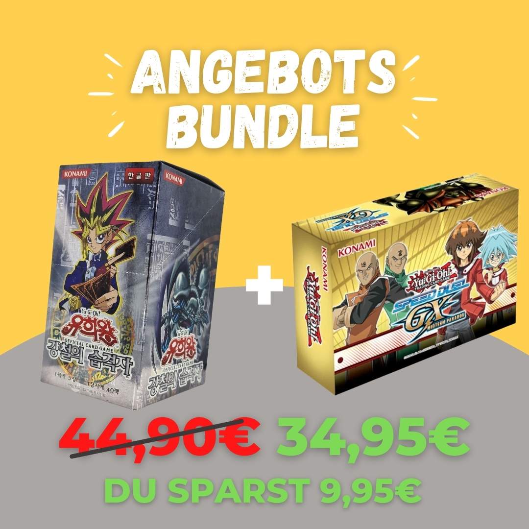 Yugioh Metal Raiders Display Koreanisch & Speed Duel GX: Midterm Paradox Box Angebots Bundle