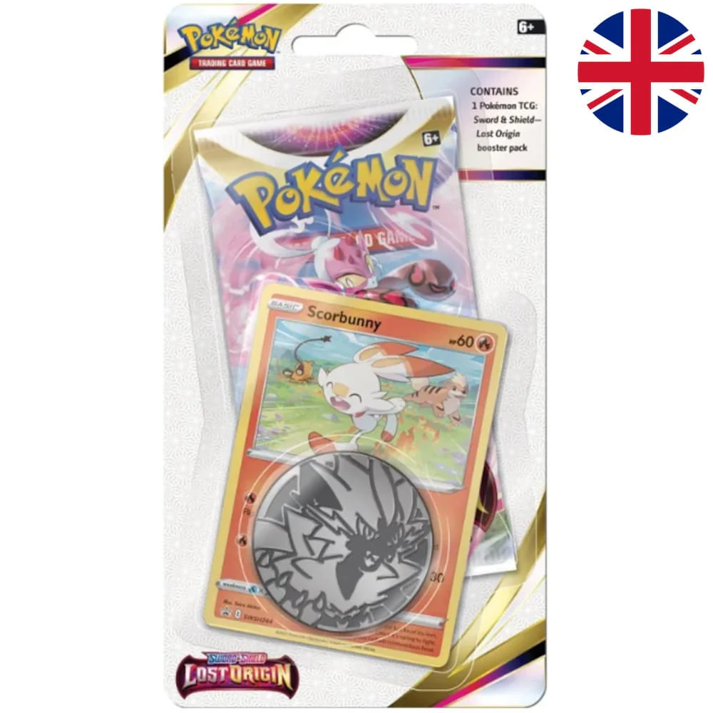 Pokemon Lost Origin Checklane Blister Scorbunny