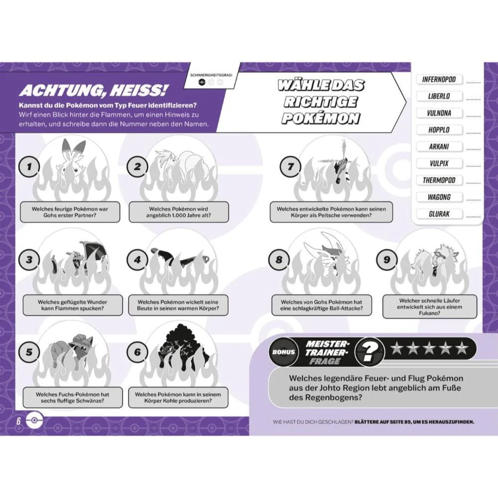 Pokemon A book The ultimate quiz book German