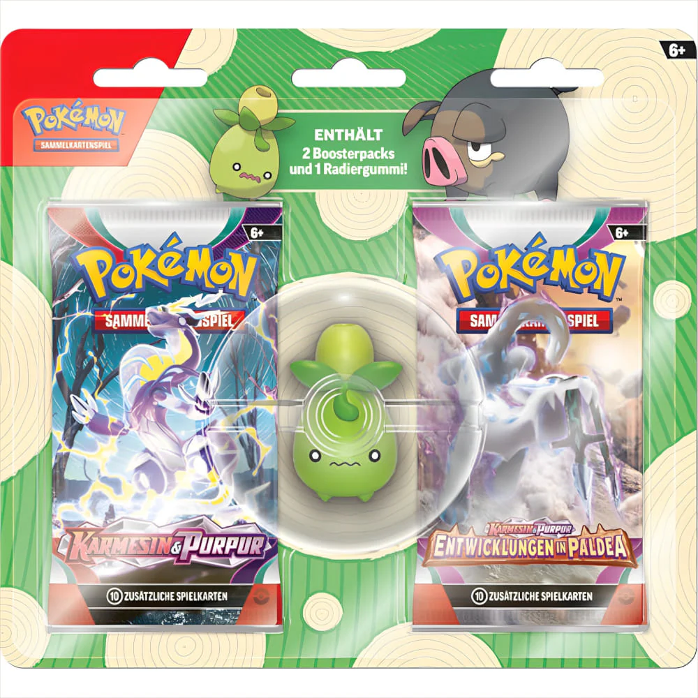 Pokemon Eraser Blister Back to School Holini