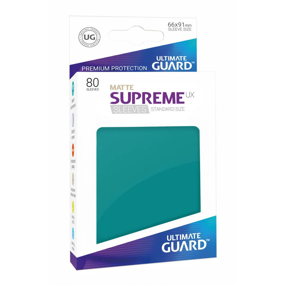 Ultimate Guard Standard Size Matte Supreme UX Sleeves 80 pieces multicolor