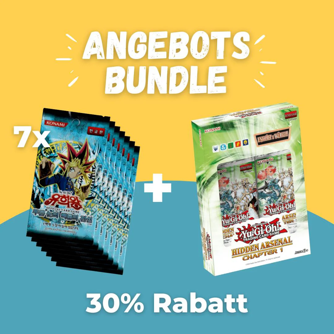 7 x Legend of Blue Eyes Booster Koreanisch & Hidden Arsenal Box Angebots-Bundle