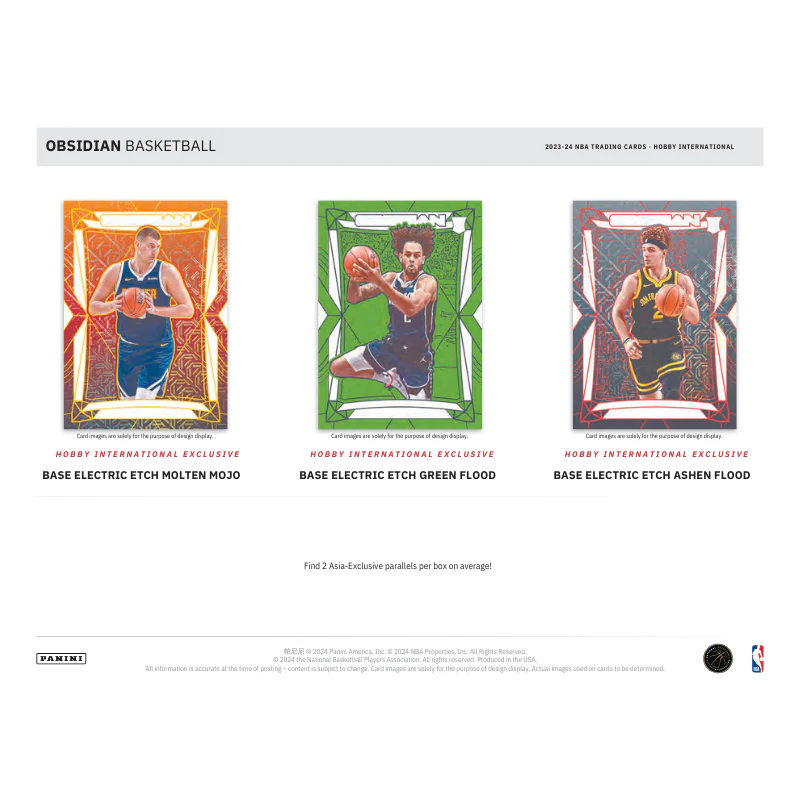 2023/24 Panini Obsidian Basketball International Hobby Box