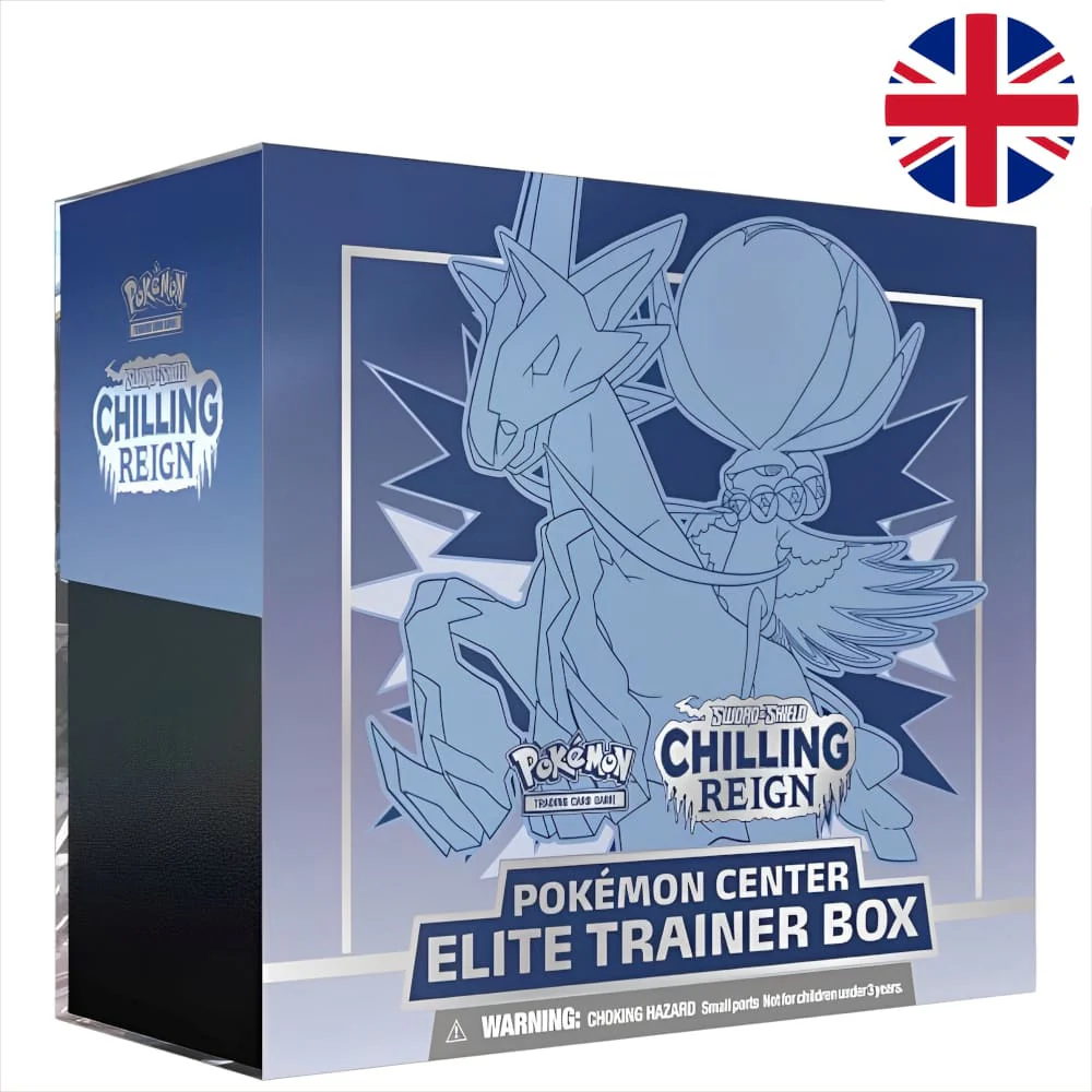 Pokemon Chilling Reign Pokemon Center Elite Trainer Box Ice Rider