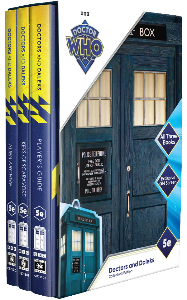 DOCTOR WHO 5E COLLECTOR'S EDITION SET