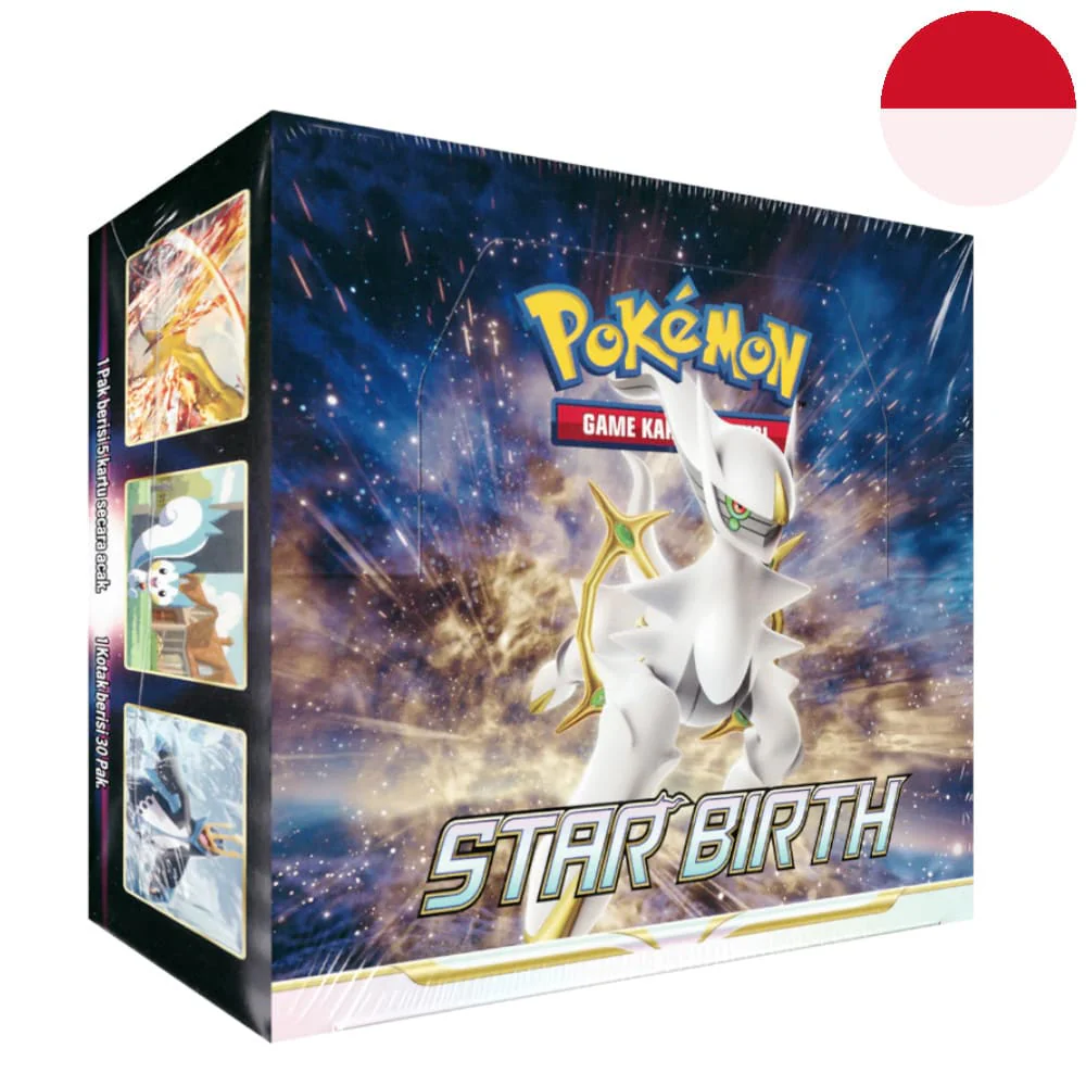 Pokemon Star Birth 30 display Indonesian