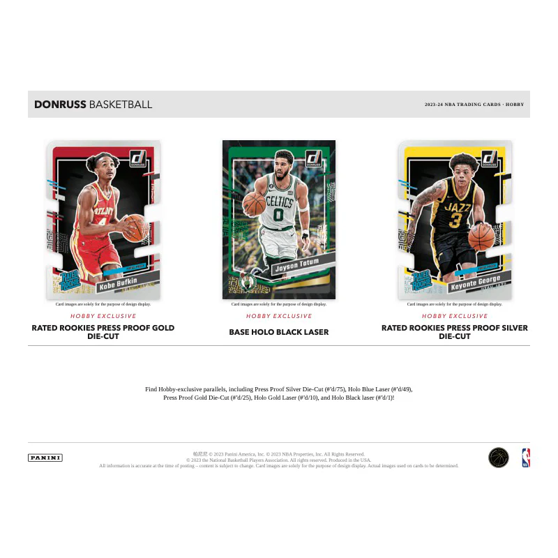 2023/24 Panini Donruss Basketball Hobby 10 Box Case