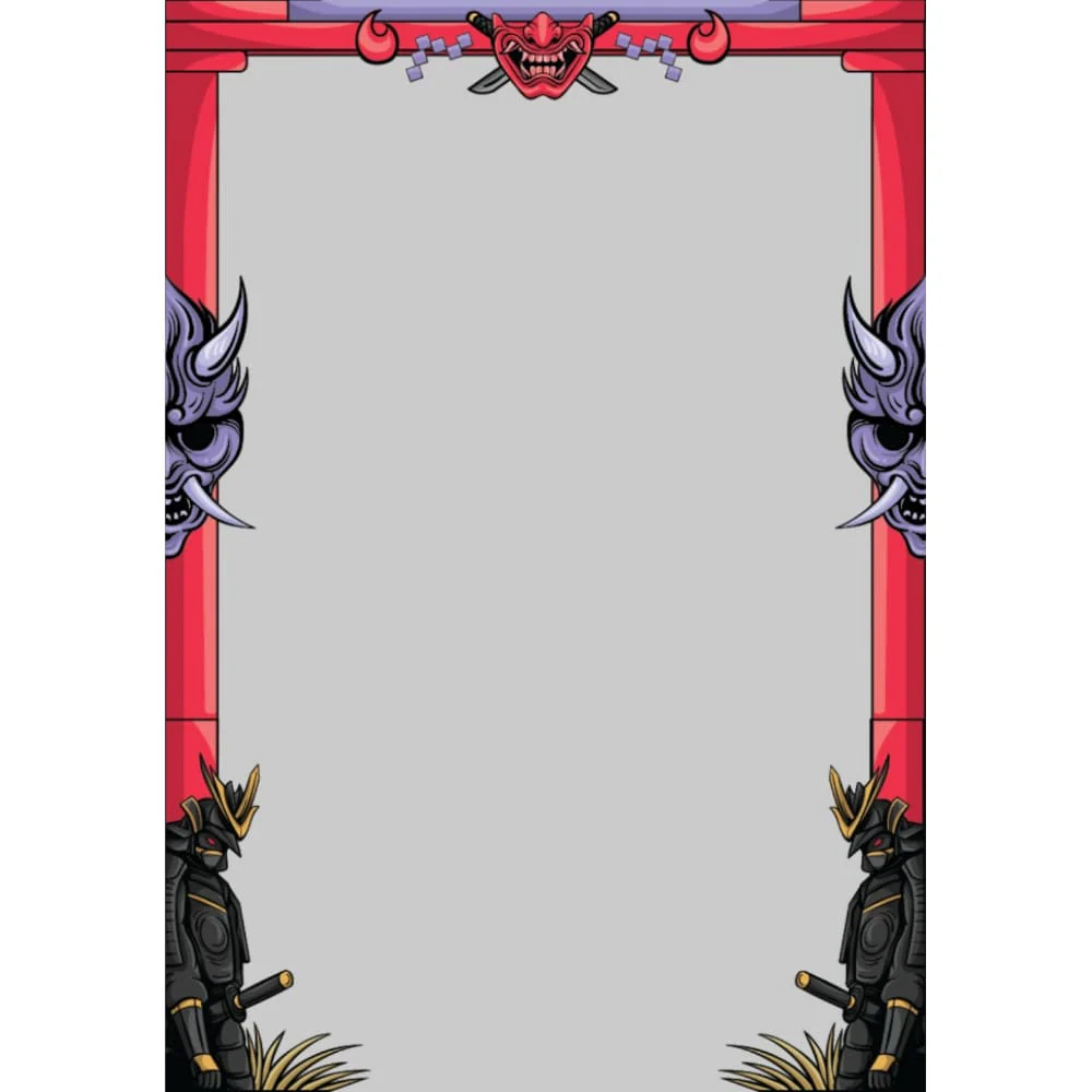 Sleeves amurai Border Sleeves Bushido 70 pieces