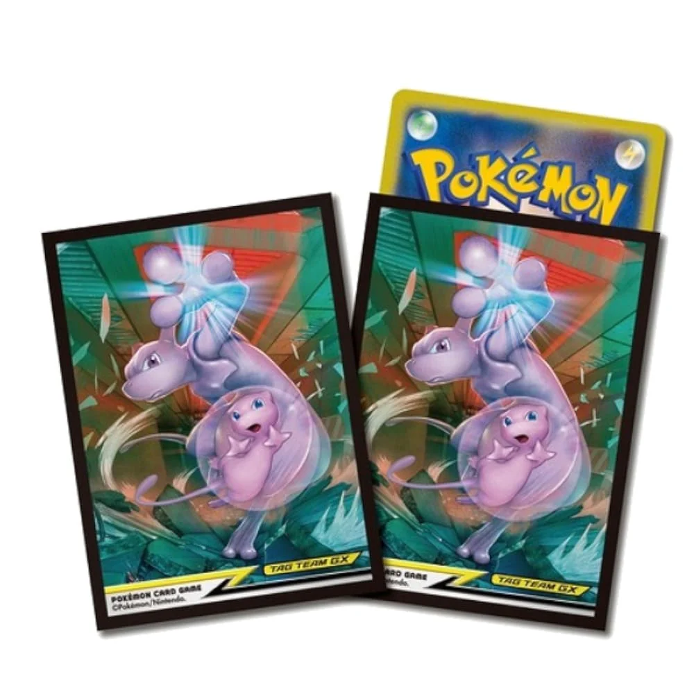 Pokemon Center Sleeves Mewtwo & Mew Tag Team GX 64 pieces