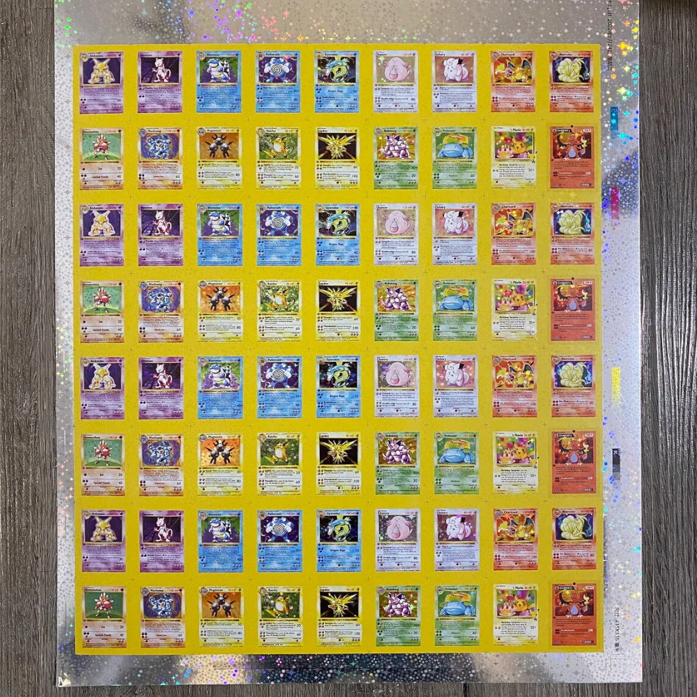 Pokéfan Base Set Mini - Uncut Sheet 47cm x 37cm English