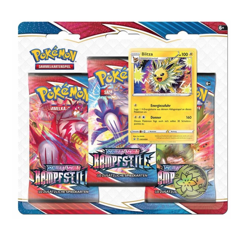 Pokemon Kampfstile 3-Pack Blister Blitza